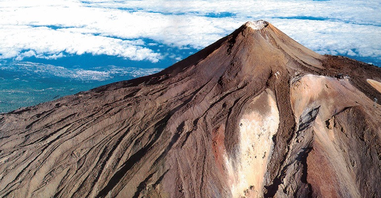 Teide Krater Luftaufnahme Teneriffa